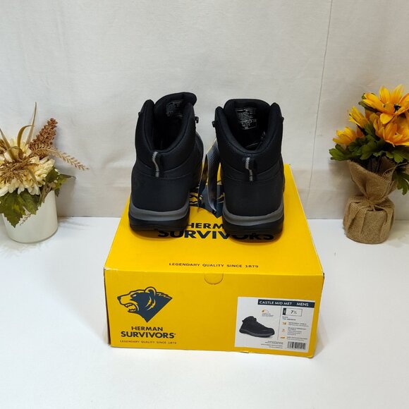 Herman Survivors Castle Carbon Safety Toe Work Shoes Men's 7.5 ASTM F2413-18 NIB - Picture 6 of 10